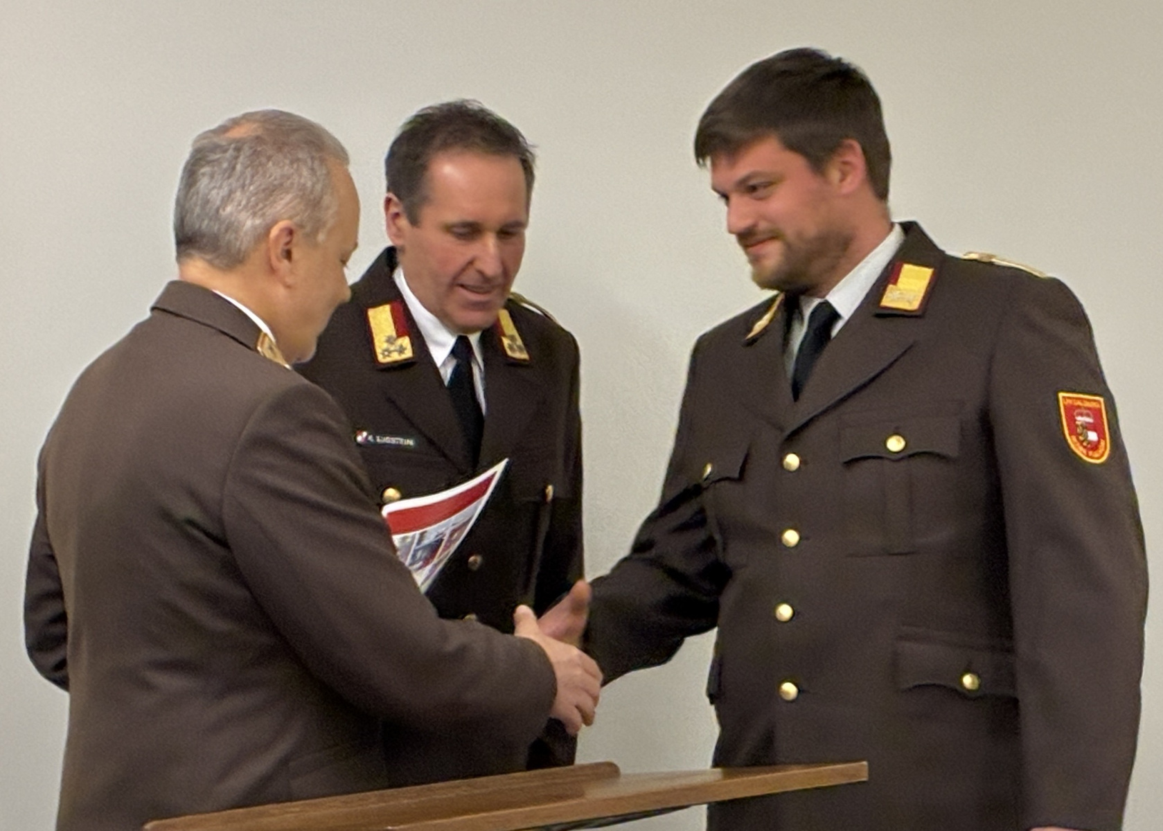 Kommandoübergabe im AFK 3/Flachgau